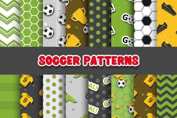Download Soccer Digital Papers Patterns - Digital paper Collection