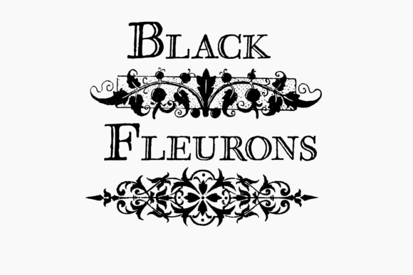 Download Black Fleurons - Black Collection