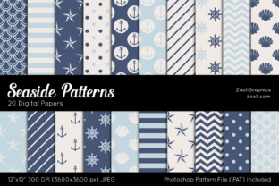 Download Seaside Digital Papers - Digital paper Collection