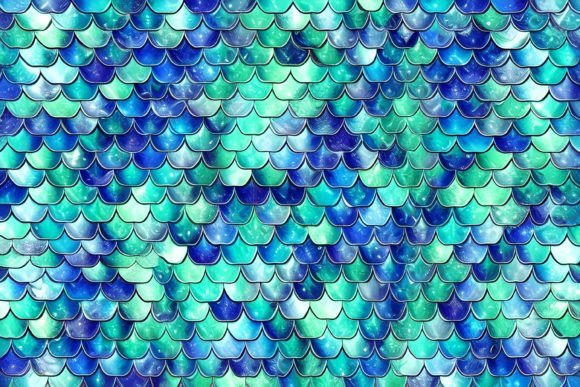 Download Mermaid Scales Digital Paper - Digital paper Collection
