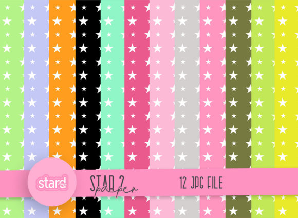 Download Digital Paper Star Pattern - Digital paper Collection