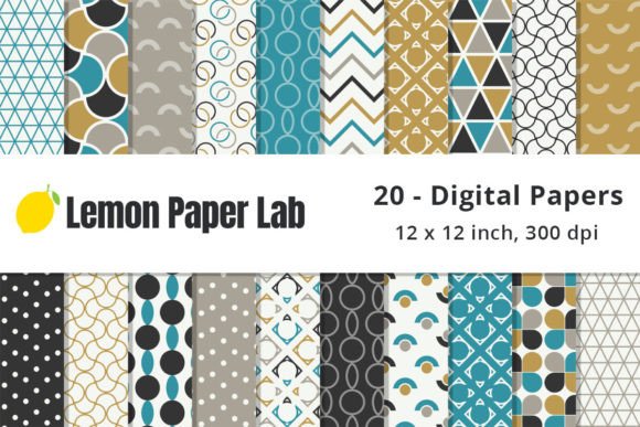 Download Blue and Black Geometric Backgrounds - Black Collection