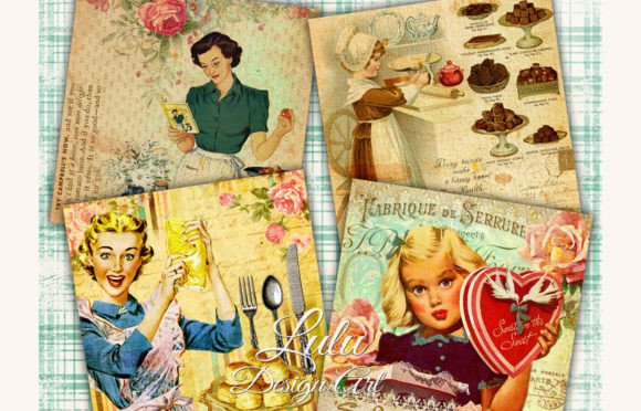Download Retro Cooking Coasters - Premium Resources