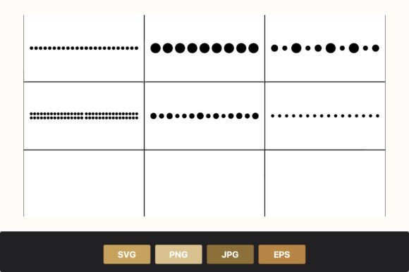 Download Black Dots Line Pattern - Black Collection
