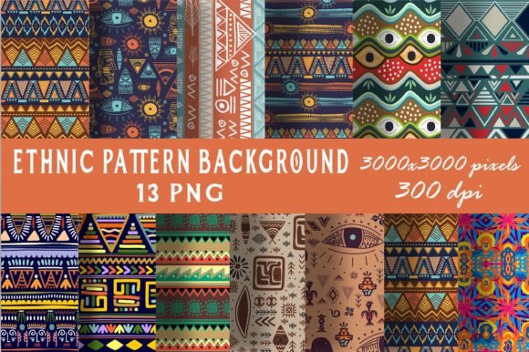 Download Ethnic Digital Paper Background - Digital paper Collection