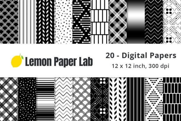 Download Black and White Geometric Backgrounds - Black Collection