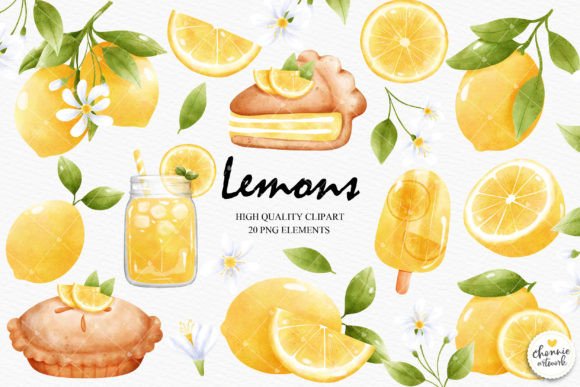 Download Lemons Clipart, Summer Fruit Clipart - Lemons Collection