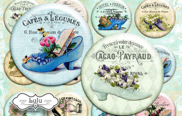 Download Vintage Shoes Circles - Premium Resources