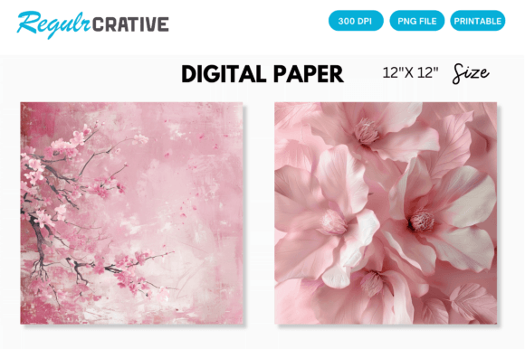 Download Blush Pink Digital Paper Backgrounds - Digital paper Collection